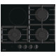 Gorenje Варочная поверхность комбинированная (3 газ + 1 стеклокерам.), 60см, чугун, черный (GCE681BSC)