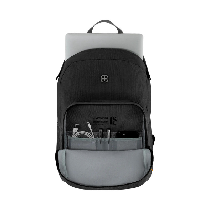Wenger NEXT 23, Crango, 16 Laptop Backpack, Gravity Black (612557)
