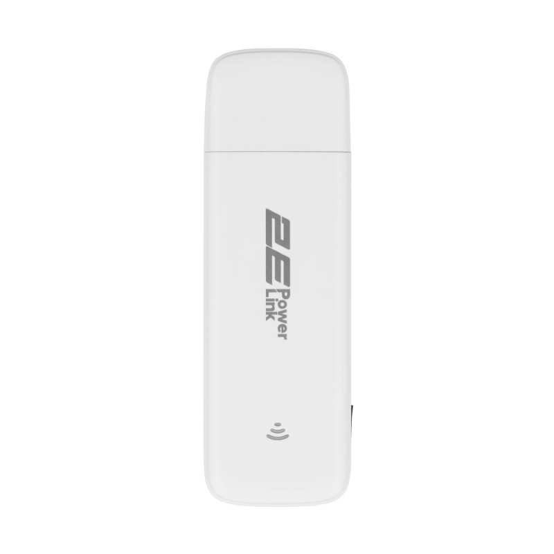 2E Мобильный маршрутизатор  PowerLink (MiFi-1 2024) LTE, Wi-Fi4, 1xUSB, 1xCRC9 белый (694743655322)