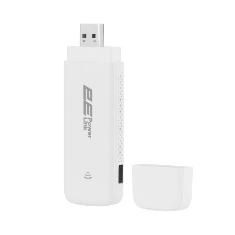 2E Мобильный маршрутизатор  PowerLink (MiFi-1 2024) LTE, Wi-Fi4, 1xUSB, 1xCRC9 белый (694743655322)