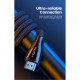 Кабель мультимедийный HDMI M to HDMI M 1.5m braided HD140 black Ugreen (80402)