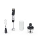 Tefal submersible blender Quickchef+ 1000W, 3in1, bowl-800ml, chopper-500ml, silver-black (HB673830)