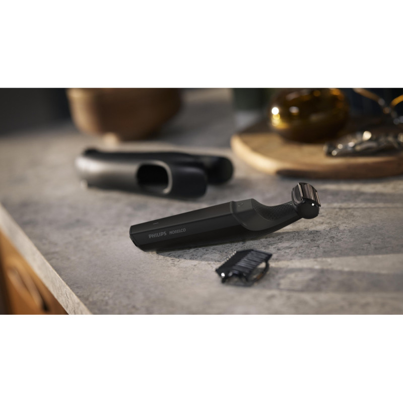 Philips Триммер Series 3001 для тела и интимных зон, акум., насадок-1, сталь, черный (BG3017/01)