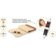 Beurer electric heater, 34х47sm, 100W, 6 modes, microfiber, broun (HK_115)