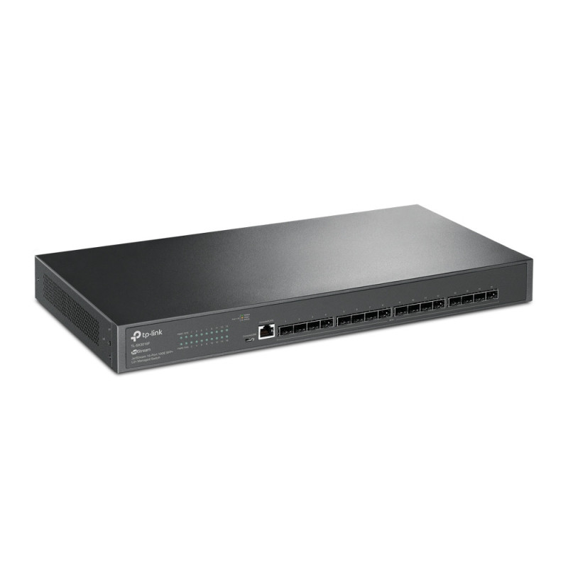TP-Link Комутатор TL-SX3016F 16xSFP+ (10GE) 1xRJ45 console+microUSB L2 JetStream 19" 1U