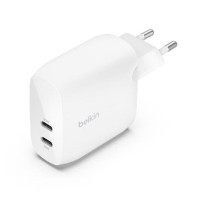 Belkin 60W DUAL USB-C WALL CHGR, WH (WCB010VFWH)