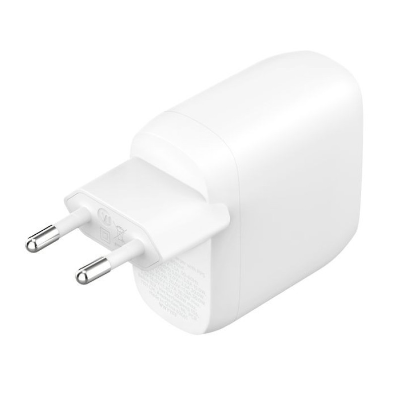 Belkin 60W DUAL USB-C WALL CHGR, WH (WCB010VFWH)