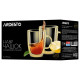 ARDESTO Double wall borosilicate glass mug set Golden Moon, 270 ml, 2 pcs, with handles (AR2627BGR)