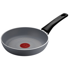 Tefal Halo frying pan, 24 cm, aluminum, bakelite, gray (C3120453)