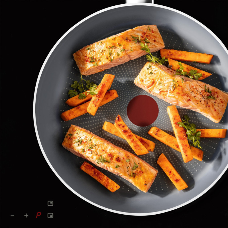 Tefal Halo frying pan, 24 cm, aluminum, bakelite, gray (C3120453)