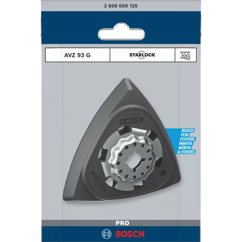 Bosch Grinding platform PRO AVZ 93 G 93 mm for multifunctional tools (2.608.669.125)