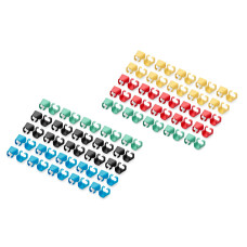 Digitus DIGITUS Color clips for RJ 45 cable Mixed colors, 20 pcs.x 5 colors, separate packs (A-CC-M)