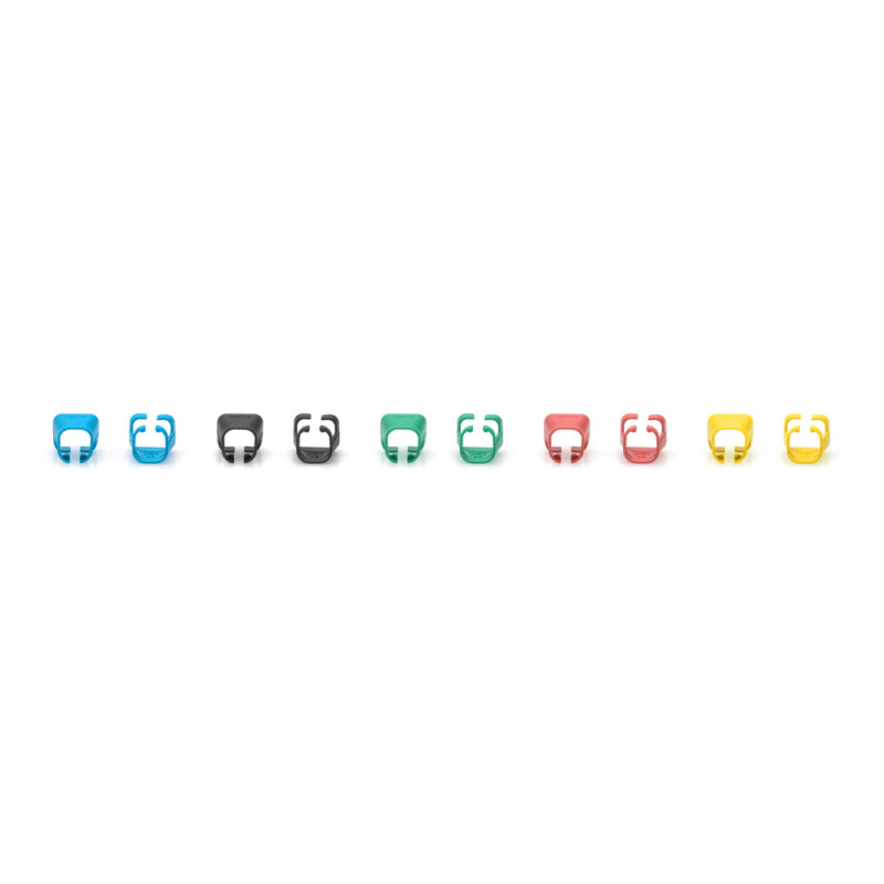 Digitus DIGITUS Color clips for RJ 45 cable Mixed colors, 20 pcs.x 5 colors, separate packs (A-CC-M)