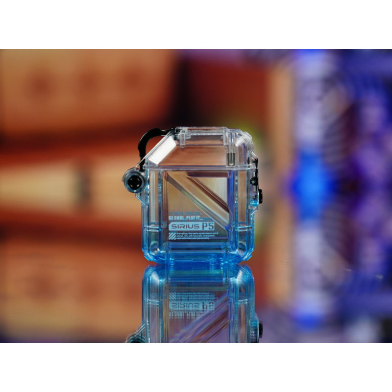 GravaStar Sirius P5 TWS Earbuds_Transparent Blue V2 (GRAVASTARP5_XTAL_BLU_V2)