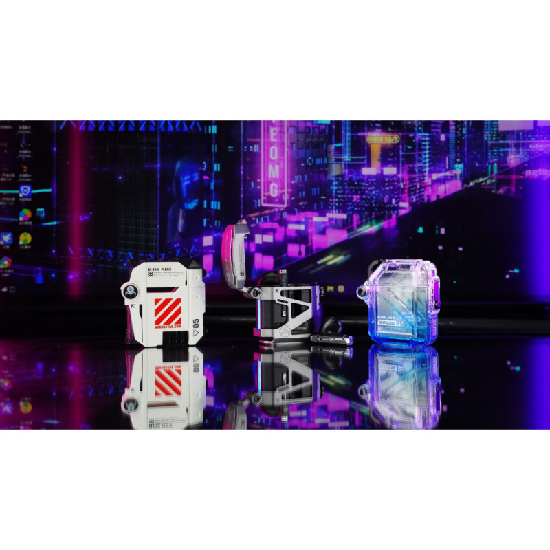 GravaStar Sirius P5 TWS Earbuds_Transparent Blue V2 (GRAVASTARP5_XTAL_BLU_V2)