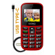 Мобильный телефон Sigma Comfort 50 EASY TYPE-C Red (4827798585221)