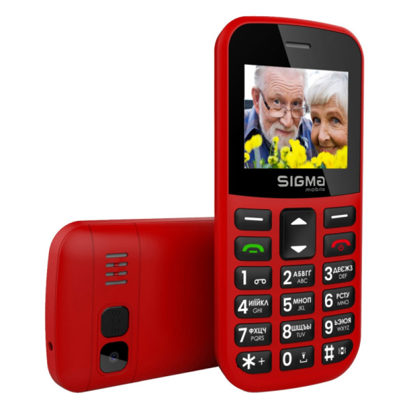 Мобильный телефон Sigma Comfort 50 EASY TYPE-C Red (4827798585221)