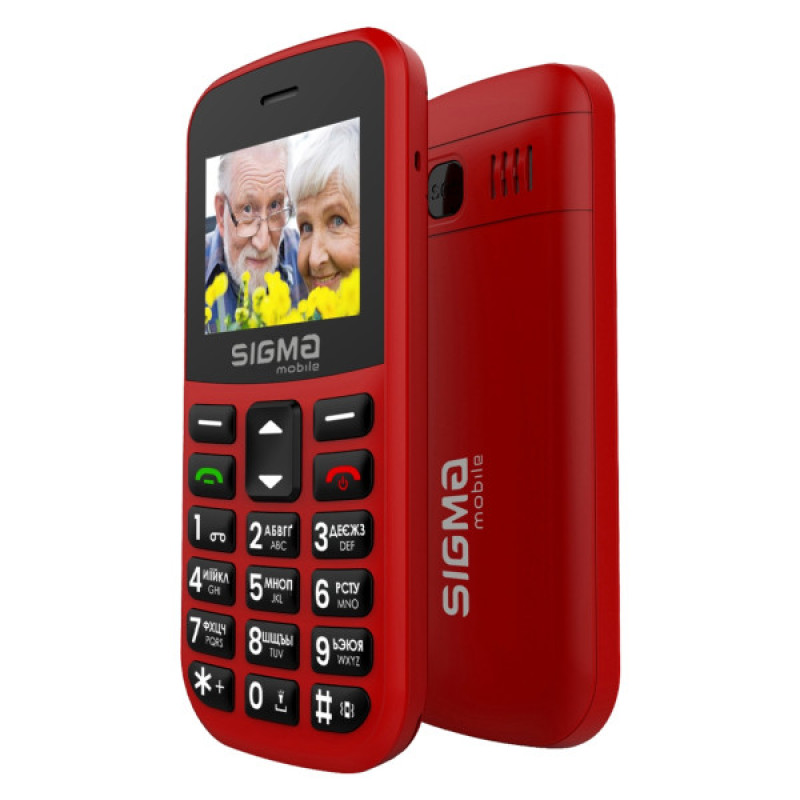 Мобильный телефон Sigma Comfort 50 EASY TYPE-C Red (4827798585221)