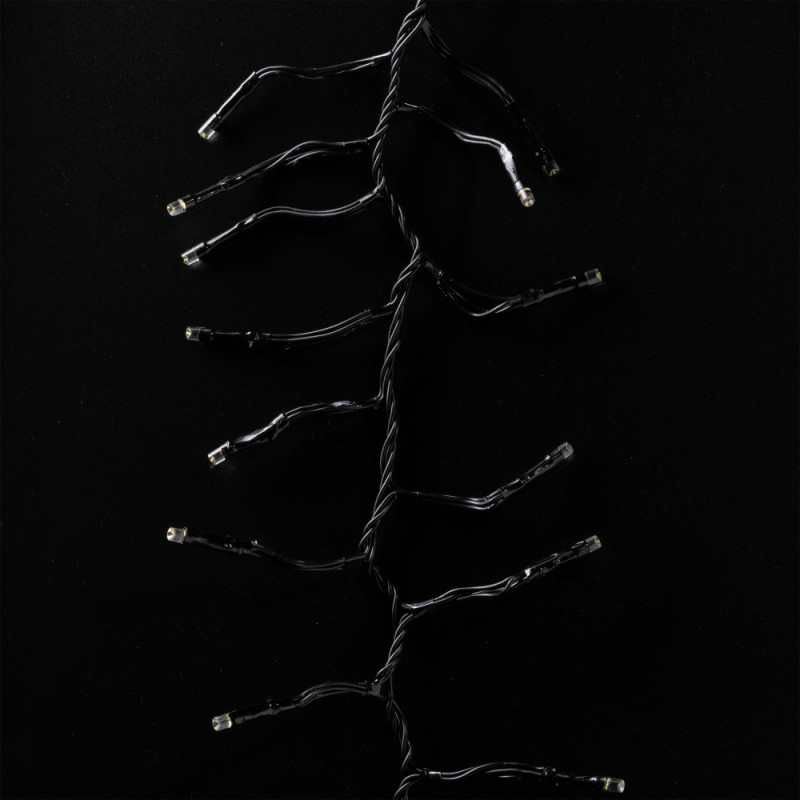 Twinkly Twinkly Cluster AWW 400, 6 meter long, Gen II, IP44, black wire (TWC400GOP-BEU)