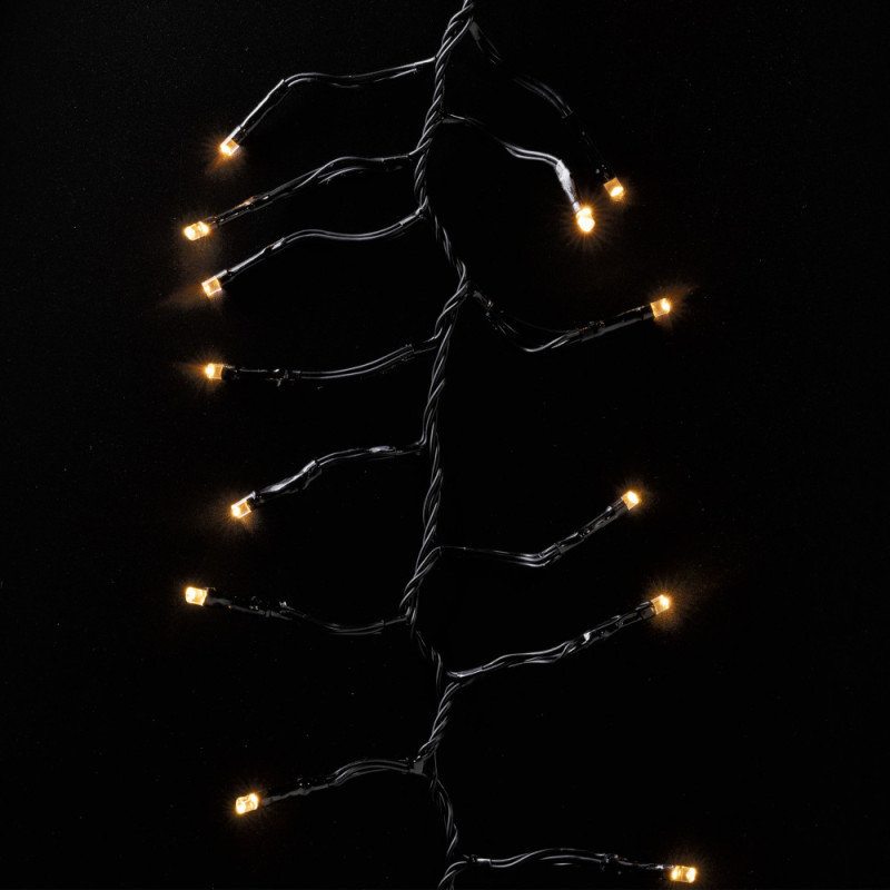 Twinkly Twinkly Cluster AWW 400, 6 meter long, Gen II, IP44, black wire (TWC400GOP-BEU)