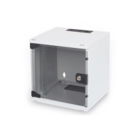 Digitus Шафа 10" 6U 312x300, скляні двері, 30kg max, сірий (DN-10-05U-1)