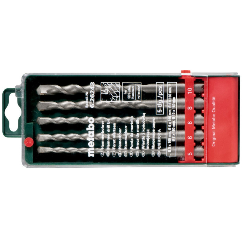 Metabo SDS-plus Classic, 5шт (626243000)