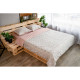 ARDESTO Bedding set 1.5 Gloria, sateen, duvet cover160x220cm, sheet 160x220cm, pillowcases (2) 50x70cm, 100% cotton, azulejo pink (ART1622LP)