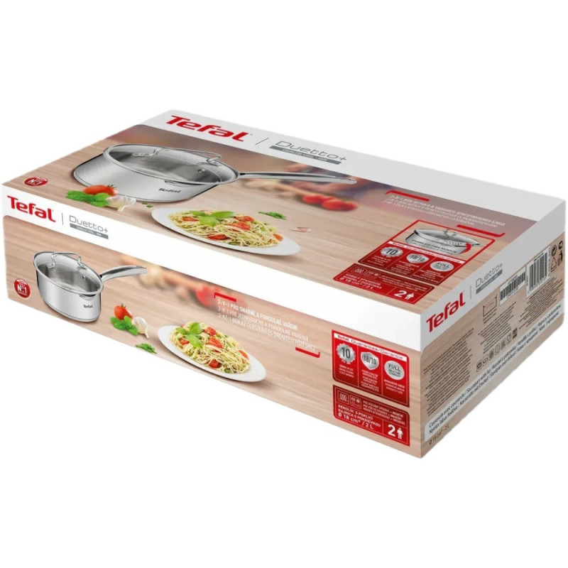 Tefal Duetto+ ladle, 2l, stainless steel, glass (G7192356)