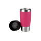 Tefal Thermo mug Travel Mug, 360ml, diam60, t cold 8h, hot 4h, stainless steel+plastic, raspberry