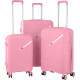 2E PP TROLLEY LUGGAGE SET 3IN1 SIGMA, PINK (2E-SPPS-SET3-PK)