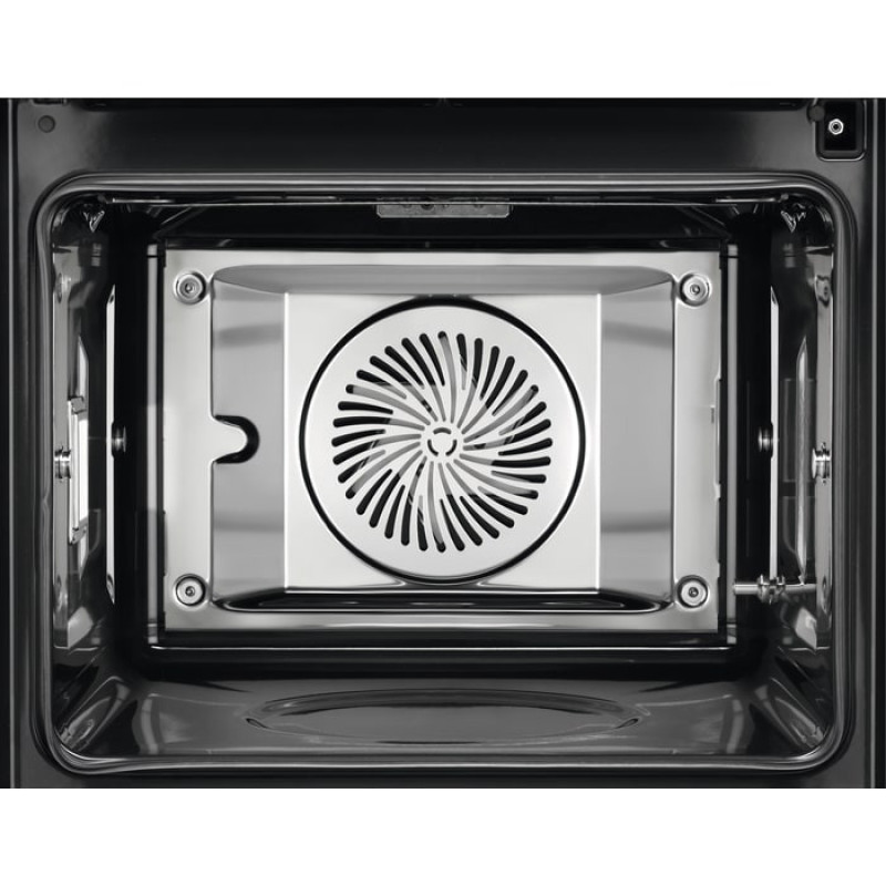 Electrolux Духовой шкаф электрический, 70л, А++, пар, дисплей, конвекция, ф-ция пароварки, телескопические направляющие, черный (KOABS39WX)