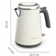 Tefal Электрочайник Collection 1.7л, Strix, нерж. сталь, белый (KI666AE0)