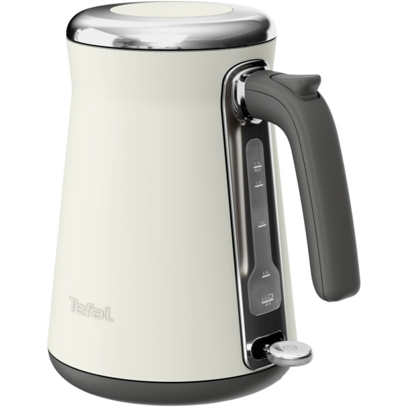 Tefal Электрочайник Collection 1.7л, Strix, нерж. сталь, белый (KI666AE0)