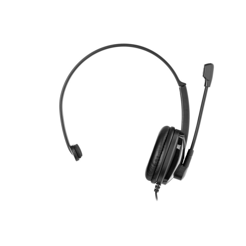 2E Гарнитура ПК моно On-ear CH12 mini-jack, omni-mic, 1.2м, черный (2E-CH12MJ)