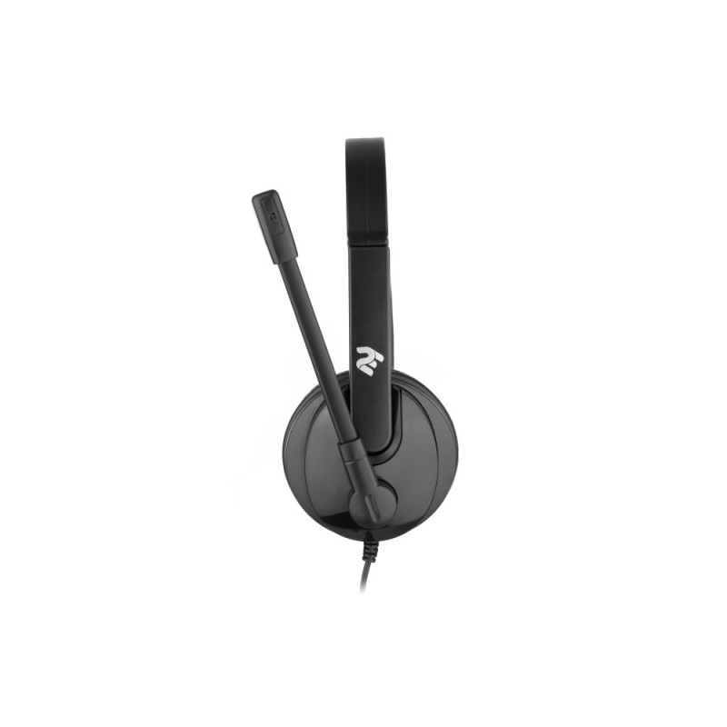 2E Гарнитура ПК моно On-ear CH12 mini-jack, omni-mic, 1.2м, черный (2E-CH12MJ)