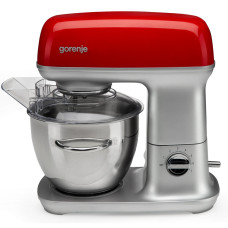 Gorenje kitchen machine 1000W, cup-iron, case-iron, nozzles-7, silver+red (MMC1000RLR)