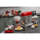 Gorenje kitchen machine 1000W, cup-iron, case-iron, nozzles-7, silver+red (MMC1000RLR)