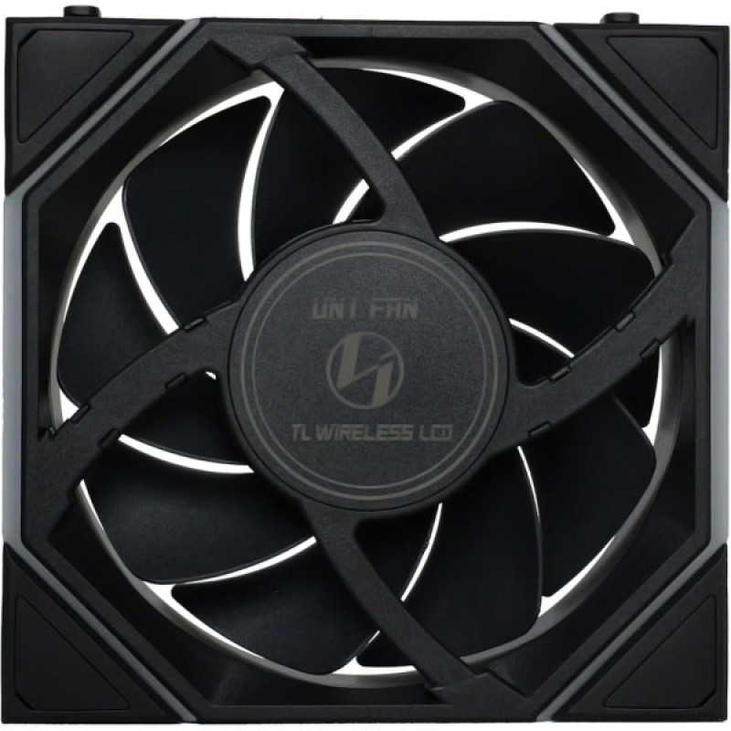 Кулер для корпуса Lian Li UNI Fan TL WIRELESS LCD 120-3, Black (G99.12TLLCD1W3B.00)