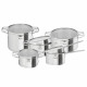Tefal Nordica tableware set, 10 items, stainless steel, glass (H852SA56)