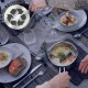 Tefal Nordica tableware set, 10 items, stainless steel, glass (H852SA56)
