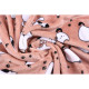 ARDESTO Flannel blanket, 160x200cm, cats, 100% polyester (ART0108PB)