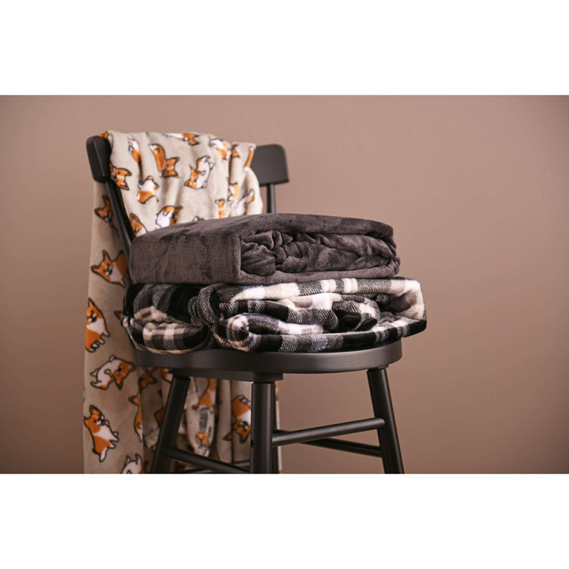 ARDESTO Flannel blanket, 160x200cm, cats, 100% polyester (ART0108PB)