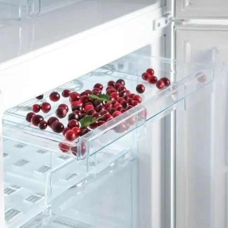 SNAIGE Ref with bottom freezer, 185x60х65, ref-214L, freez.-88L, 2doors, A++, ST, red (RF56SM-S5RB2E)