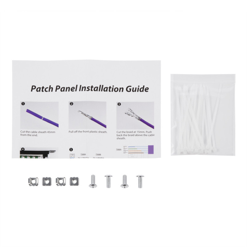 2E patch panel FTP cat 5e 24port (2E-PPNL5E-FTP-24)