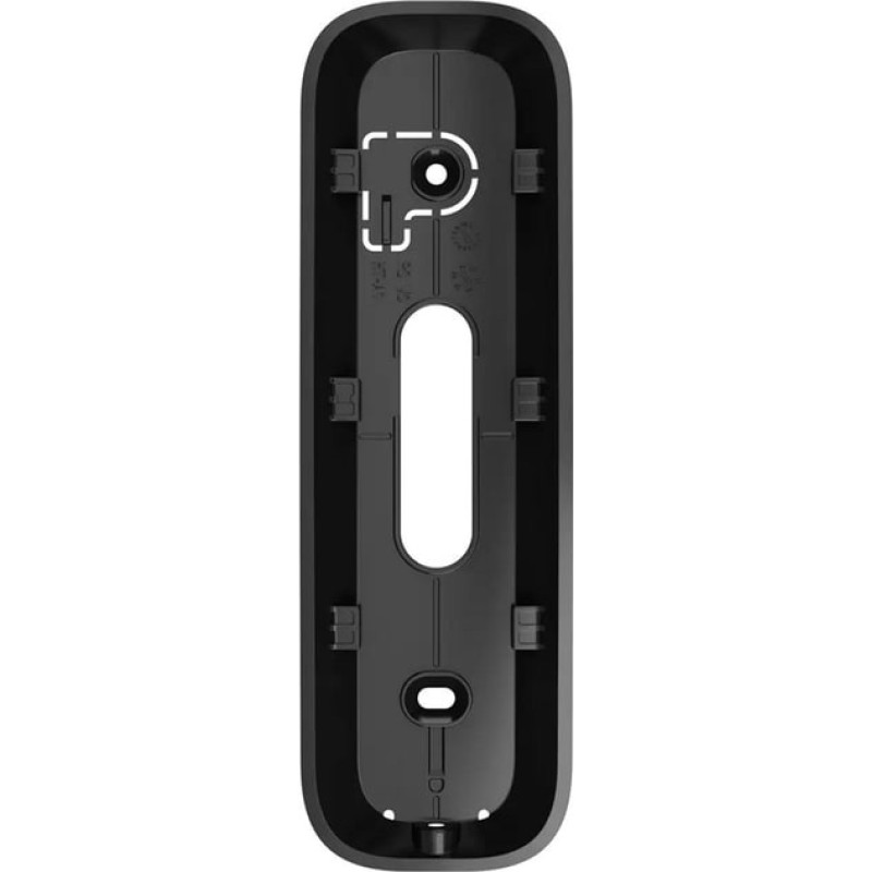 Ajax video doorbell, universal installation, 4 megapixels, 155° vertical 90° horizontal, IR 6m, motion detection range 4m, artificial intelligence, wi-fi, black (000053535)