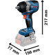 Bosch Bosch іmpact wrench GDS 18V-750C 18V up to 3000 rpm 270/380/750 Nm square 1/2  1.7 kg without battery and spare part (0.601.9L9.000)