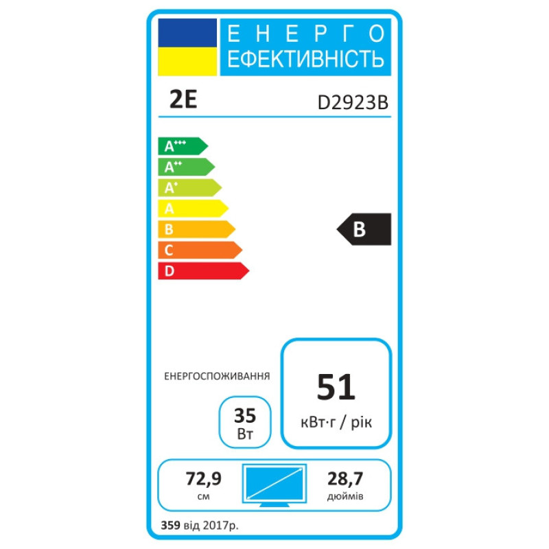 2E LCD 28.7  D2923B 2xHDMI, DP, Audio, IPS, 75Hz