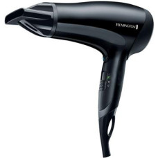 Remington hair dryer Power Dry 2000, 3W, 3 modes, ionization, cold blowing,eco mode, black (D3010)