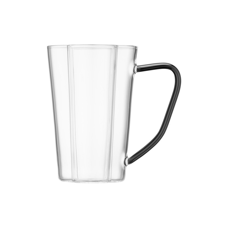 ARDESTO Borosilicate glass mug Lucky Clover, 450 ml (AR2645LC)