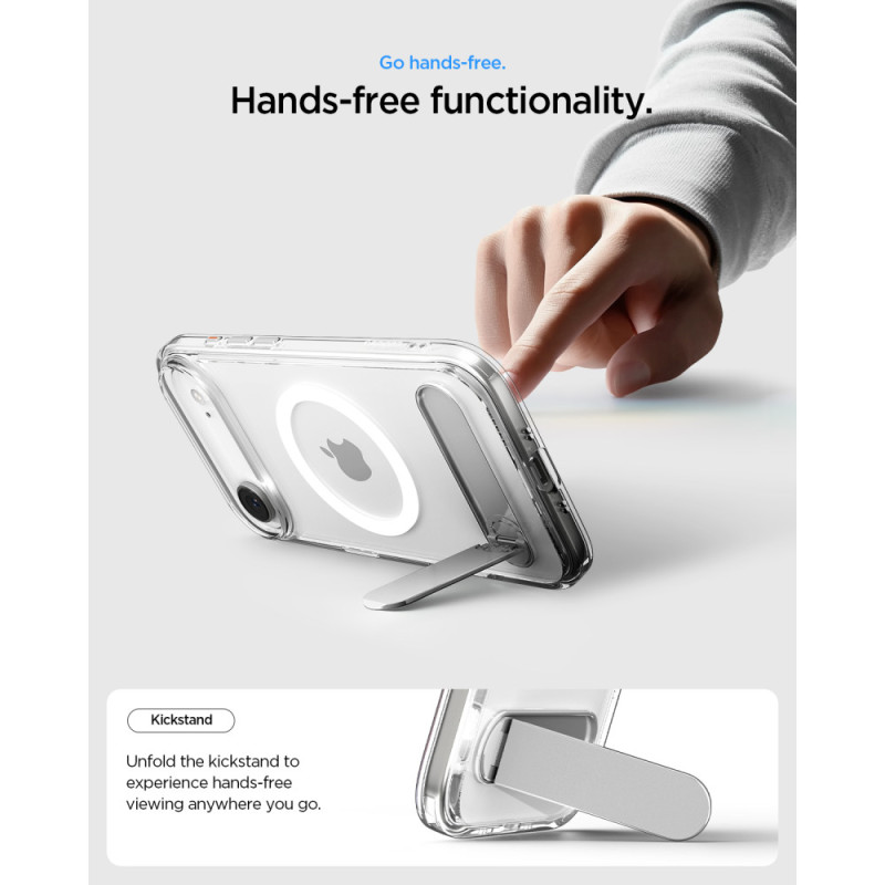 Spigen Чохол Spigen для iPhone 17 Air, Ultra Hybrid S MagFit, Clear White (ACS09926)